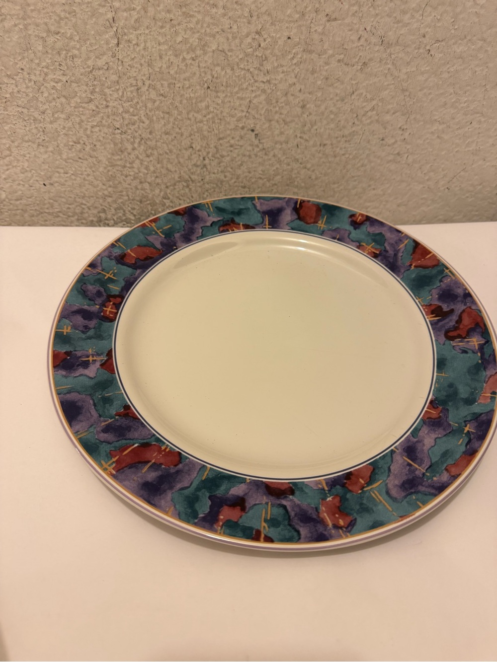 Vintage Sango Jewel The Deborah Mallow Collection 12" Plate G21
